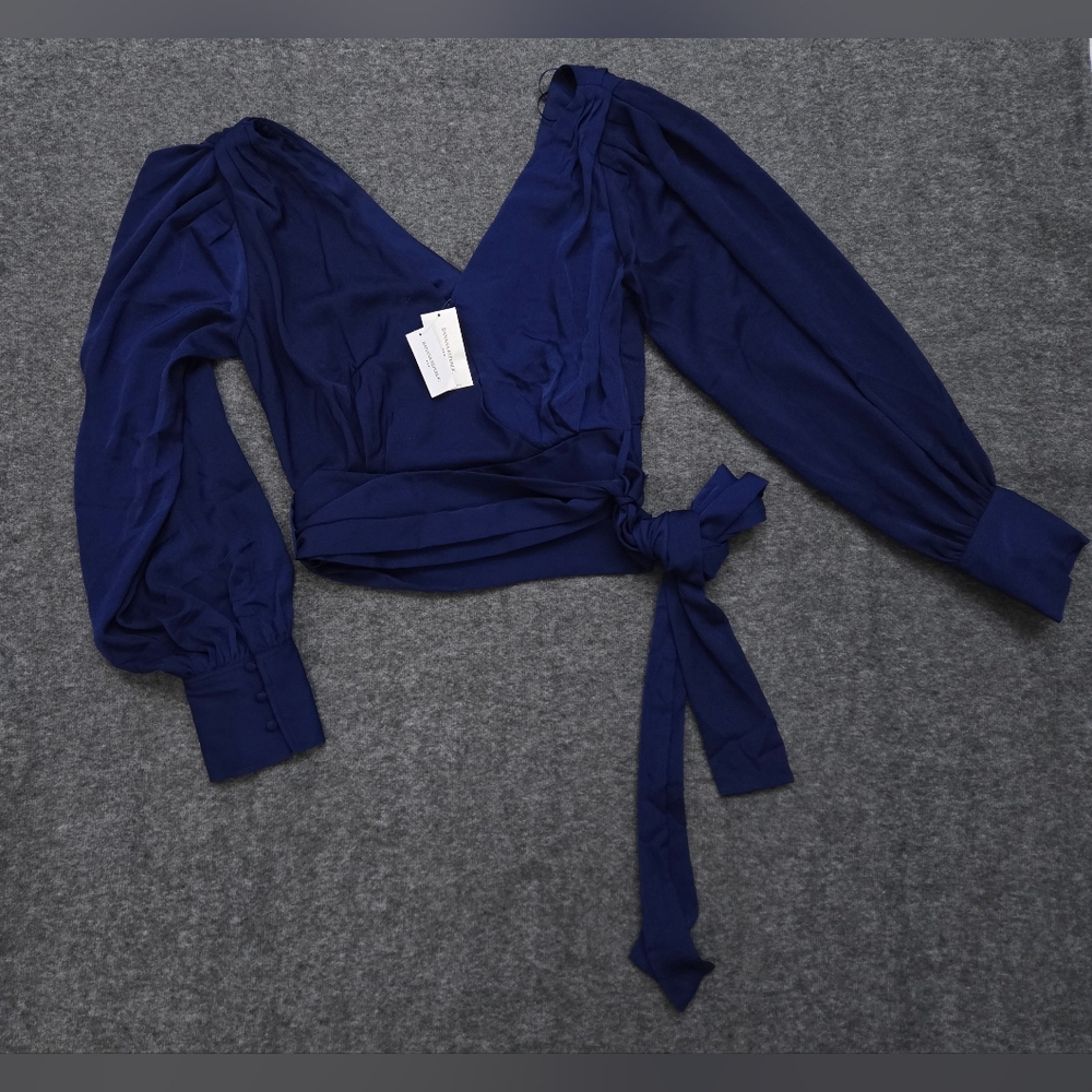 Banana Republic Croped Wrap Blouse